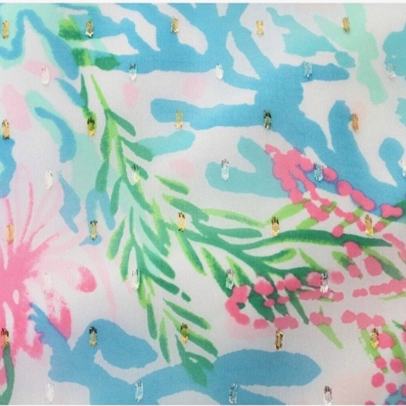 NWT Lilly Pulitzer Lani Maxi Dress Multi Coral Bay XXS - Picture 8 of 9